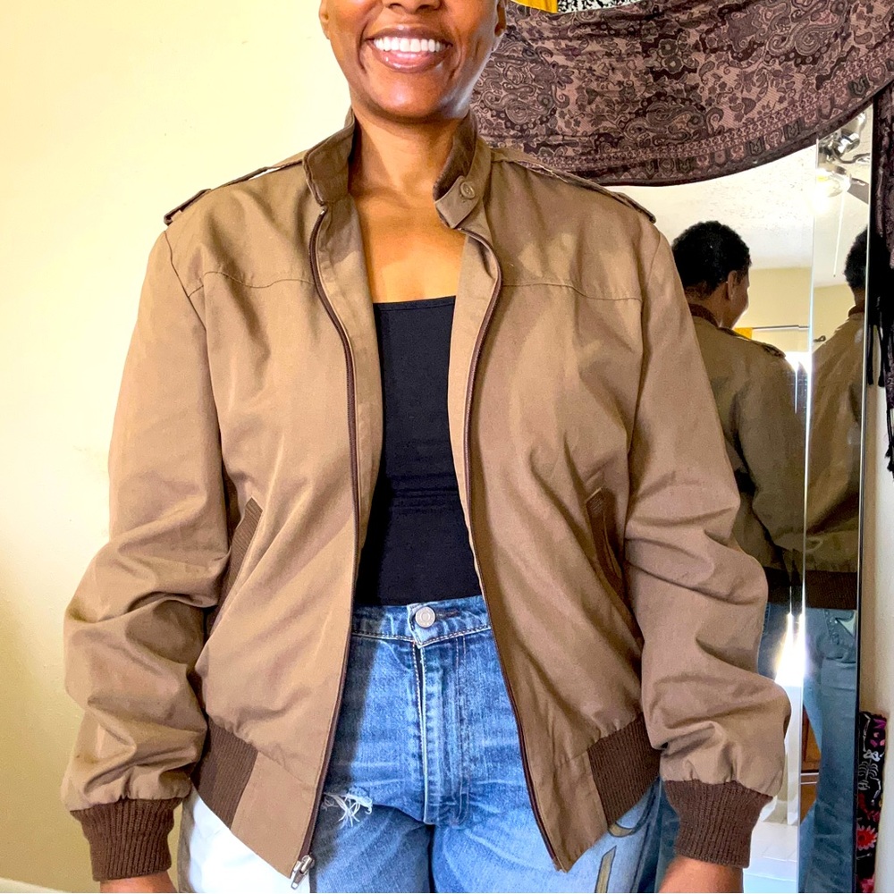 Vintage Jacket Porscha by Winer Brown Size Large